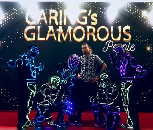 LED dance performance