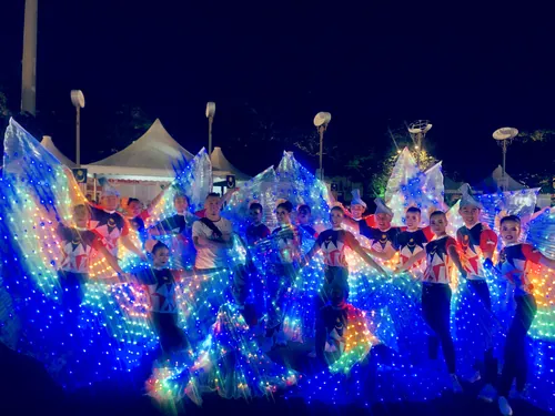 LED dance performance